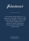 Research paper thumbnail of “Concorrenza fiscale dannosa” e tax rulings: l’uso “strategico” dell’arm’s lenght principle nella disciplina europea sugli aiuti di Stato e l’imprevista (?) “egemonia” della Commissione europea nell’area della fiscalità internazionale (Federalismi.it, n. 5/2018)