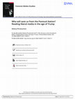 Research paper thumbnail of Who Will Save Us From the Pantsuit Nation? Reading Liberal Media In the Age of Trump