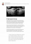 Research paper thumbnail of To Fight Against this Age – Claudia Giampietro – Medium.pdf