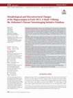 Research paper thumbnail of Morphological and Microstructural Changes of the Hippocampus in Early MCI: A Study Utilizing the Alzheimer's Disease Neuroimaging Initiative Database