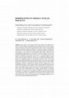 Research paper thumbnail of BORDER EFFECTS AMONG CATALAN DIALECTS