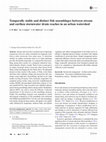 Research paper thumbnail of Temporally stable and distinct fish assemblages between stream and earthen stormwater drain reaches in an urban watershed