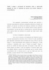 Research paper thumbnail of Ainda e sempre a presunção de inocência: sobre a equivocada alegação de não se valoração de provas em recurso especial e extraordinário