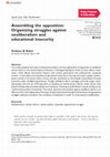 Research paper thumbnail of Assembling the Opposition: Organizing Struggles Against Neoliberalism and Educational Insecurity