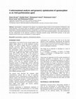 Research paper thumbnail of Conformational analysis and geometry optimization of apomorphine as an Anti-parkinsonian agent