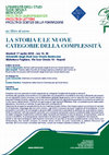 Research paper thumbnail of LA S TORI A E LE NUOVE CATEGORI E DELLA COMP LES S I TÀ