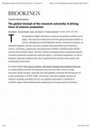 Research paper thumbnail of The global triumph of the research university: A driving force of science production