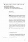 Research paper thumbnail of Medidas Estruturais no Ordenamento Jurídico Brasileiro: os problemas da rigidez do pedido na judicialização dos conflitos de interesse público