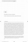 Research paper thumbnail of " Philosophy of the Social Sciences "