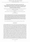 Research paper thumbnail of Comparative studies about fungal colonization and deoxynivalenol translocation in barley plants inoculated at the base with Fusarium graminearum, Fusarium culmorum and Fusarium pseudograminearum