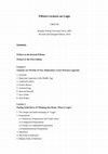 Research paper thumbnail of Fifteen Lectures on Logic