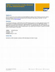 Research paper thumbnail of SAP COMMUNITY NETWORK