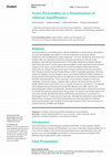 Research paper thumbnail of Acute Pericarditis as a Presentation of Adrenal Insufficiency