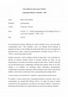 Research paper thumbnail of Fichamento Alves, C.C. Sitio Capelinha I.docx