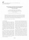 Research paper thumbnail of Experimental and Theoretical Investigations of a Mechanical Lever System Driven by a DC Motor