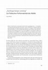 Research paper thumbnail of The Garbage keeps coming: Zur Politischen Performativität des Abfalls