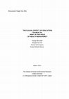 Research paper thumbnail of The Causal Effect of Education on Health: What is the Role of Health Behaviors?