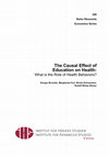 Research paper thumbnail of The Causal Effect of Education on Health