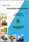 Research paper thumbnail of BAHAN AJAR TEKNOLOGI PENGOLAHAN