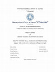 Research paper thumbnail of DELITTO D'ONORE NELLA GIORDANIA CONTEMPORANEA impegno della società civile e cambiamenti nell'approccio legale