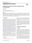 Research paper thumbnail of Sequential circuit design for networks of threshold functions in nanotechnology