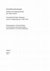 Research paper thumbnail of Titelei und Vorwort zu: Grenzüberschreitungen. Studien zur Kulturgeschichte des alten Orients. Festschrift für Hans Neumann zum 65. Geburtstag am 9. Mai 2018.