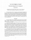 Research paper thumbnail of The Social Teaching of the New Testament