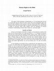 Research paper thumbnail of Human Rights in the Bible