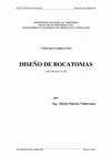 Research paper thumbnail of DISEÑO DE BOCATOMAS