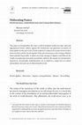 Research paper thumbnail of "Dislocating France World Literature, Global Modernism and Cosmopolitan Distance". Journal of World Literature, Vol. 2, Issue 1 (2017).