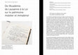 Research paper thumbnail of De l’Académie de Lausanne à la Loi sur le patrimoine mobilier et immatériel