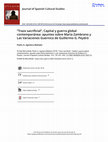 Research paper thumbnail of "Trazo sacrificial", Capital y guerra global contemporánea: 
Apuntes sobre María Zambrano y 'Las Variaciones Guernica' de Guillermo G. Peydró