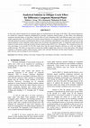 Research paper thumbnail of Analytical Solution to Oblique Crack Effect for Difference Composite Material Plates