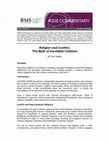 Research paper thumbnail of Religion and Conflict: The Myth of Inevitable Collision