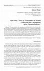 Research paper thumbnail of Aqua vitae – Notes on Geographies of Alcohol Production and Consumption in the Ottoman Balkans