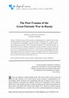 Research paper thumbnail of The Post-Trauma of the Great Patriotic War in Russia