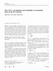 Research paper thumbnail of Why ‘GSA: a gravitational search algorithm’ is not genuinely based on the law of gravity