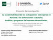 Research paper thumbnail of La accidentabilidad de los trabajadores extranjeros en Navarra y las dimensiones culturales