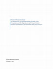 Research paper thumbnail of Job Satisfaction: A Phenomenological Study of the Perceptions and the Experiences of Primary School Teachers in Relation to personal and Work-level Factors