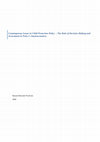 Research paper thumbnail of Contemporary Issues in Child Protection Policy : The Role of Decision Making and Assessment in Policy's Implementation