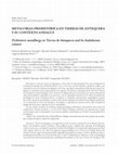 Research paper thumbnail of Metalurgia prehistórica en Tierras de Antequera y su contexto andaluz.