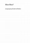 Research paper thumbnail of Balirano, G. / Palusci, O. (eds) 2018. Miss Man? Languaging Gendered Bodies