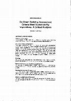 Research paper thumbnail of Do green building assessment criteria meet sustainability imperatives: a critical analysis