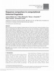 Research paper thumbnail of Sequence Comparison in Computational Historical Linguistics Phonetic Alignments and Cognate Detection with LingPy 2.6