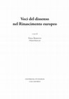 Research paper thumbnail of Voci del dissenso nel Rinascimento europeo a cura di