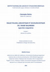 Research paper thumbnail of Dialectologie, linguistique et sociolinguistique de l'arabe maghrébin : approches comparatives.