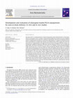 Research paper thumbnail of Development and evaluation of olanzapine-loaded PLGA nanoparticles for nose-to-brain delivery: In vitro and in vivo studies