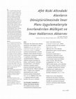 Research paper thumbnail of Afet Riski Altındaki Alanların Dönüştürülmesinde İmar Planı Uygulamalarıyla Sınırlandırılan Mülkiyet ve İmar Haklarının Aktarımı (Transfer of Property and Development Rights Restricted with the Implementation of Development Plans in the Transformation of the Areas under Disaster Risk).