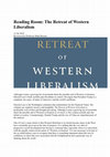 Research paper thumbnail of Luce: The Retreat of Western Liberalism