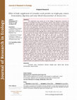 Research paper thumbnail of Effect of daily supplement of coriander seeds powder on weight gain, rumen fermentation, digestion and some blood characteristics of Awassi ewes